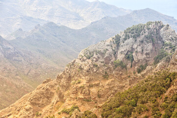 Naklejka premium mountain landscape at Anaga Rural Park, Tenerife