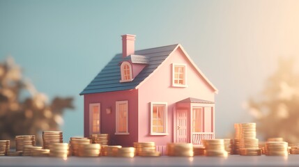 Homeownership and property wealth concept HD photos