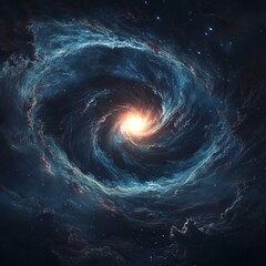 awe-inspiring galaxy with swirling stars and bright center