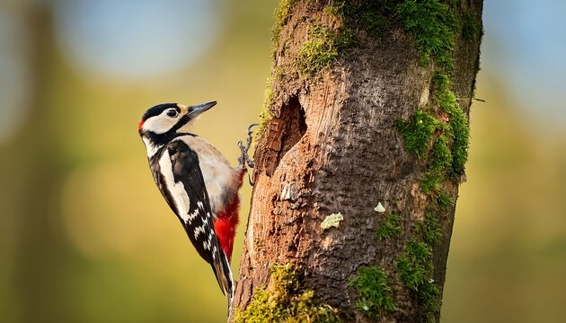 grote bonte specht great spotted woodpecker dendrocopos major