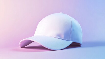 Fototapeta premium Stylish, blank white baseball cap