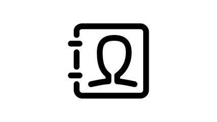 Common in the background outline icon pack