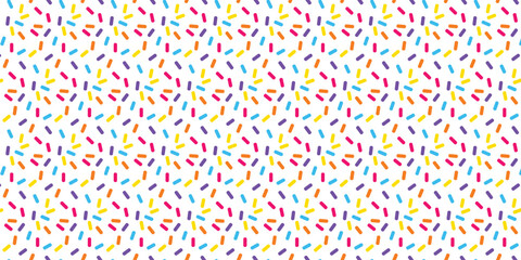simple patter design of colorful confetti, seamless pattern