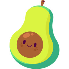 Vegetables kawai - icons