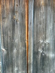 Weathered Wooden Planks with Natural Texture and Aged Grain