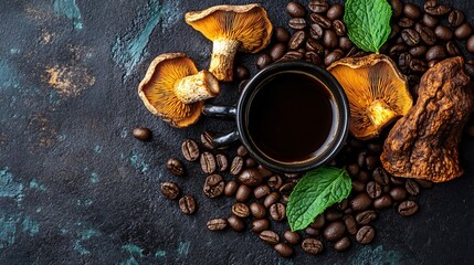 Chaga Coffee Superfood Trend - Dried Mushroom Benefits