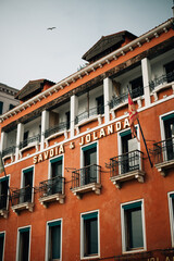 hotel with balconies in Venice