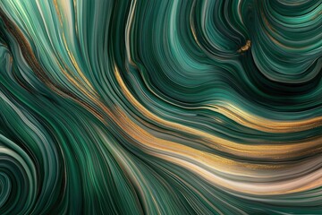 Abstract yellow-green lines.