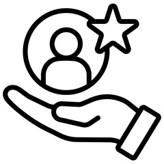 Customer Outline Icon