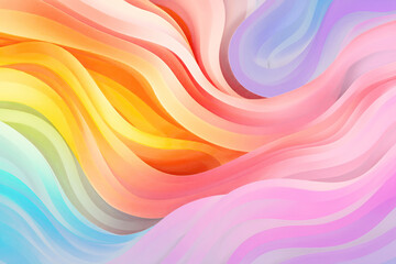 Obraz premium Vibrant abstract colorful wave png overlay effect, transparent background