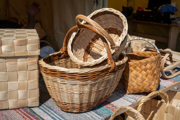 Birch Bark Baskets - Handcrafted Folk Art