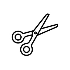 scissors - simple vector icon