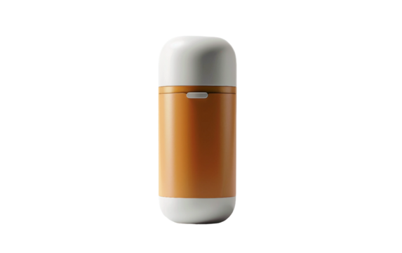 An Advanced Medication Bottle with Built-In Tracking Technology Isolated on transparent background PNG