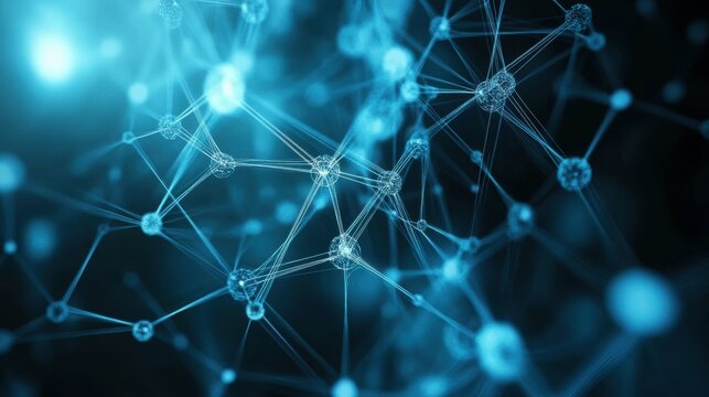 Abstract white digital background. Big data visualization. Science background. Big data complex with compounds. Lines plexus.