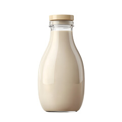 Ceramic milk jar isolated on transparent background