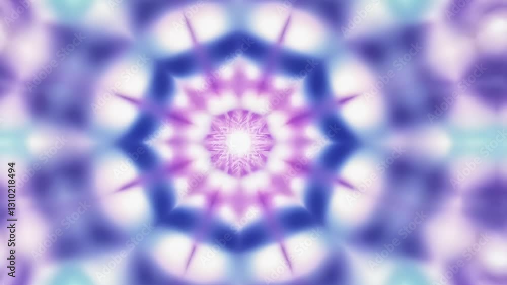 Poster swirling patterns of purple and blue colors create a mesmerizing display in abstract art