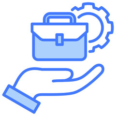 Responsibility Blue Icon