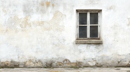 Texture of old white concrete wall for background