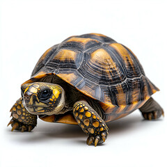 Obraz premium Close-Up of Endangered Turtle: A Wildlife Conservation Effort & Reptile Enthusiast's Dream