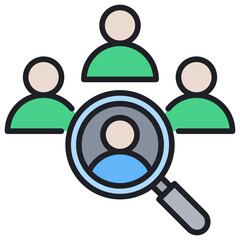 Hiring Lineal Color Icon