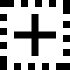 Fototapeta premium General collection - face right angle black icon pack