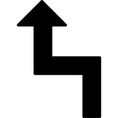 Zigzag Arrow Icon
