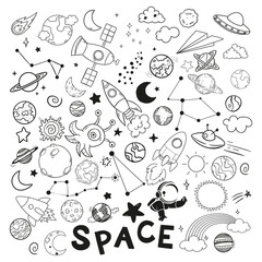 Space & Astronomy: Vector Illustration Set