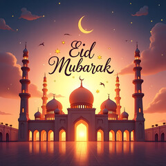 Eid Bliss Lanterns, Light, and Elegant Calligraphy