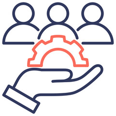 Customer Management Dual Tone Icon