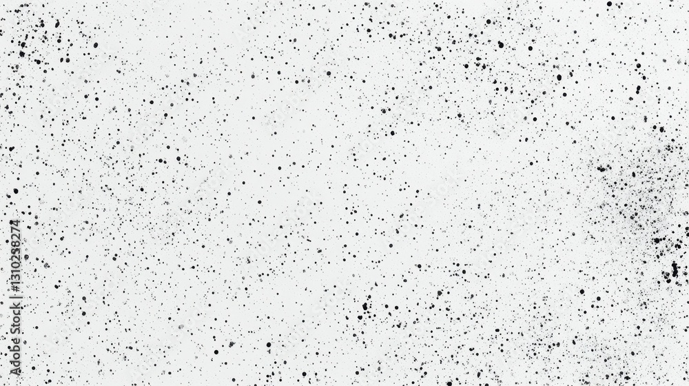 Poster subtle halftone vector texture overlay. monochrome abstract splattered background.