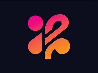 Obraz premium Abstract K Letter Logo