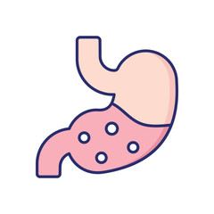 Stomach vector icon