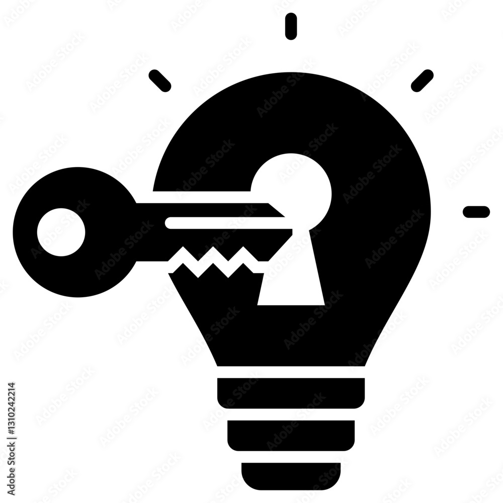 Poster Problem Solving Glyph Icon
