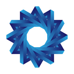 Gradient Overlapping Stars