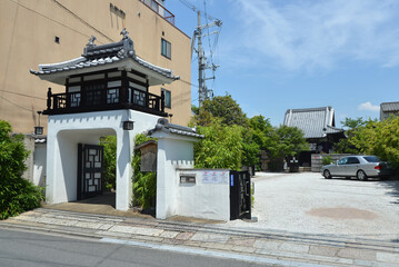 閑臥庵　山門と境内　京都市北区