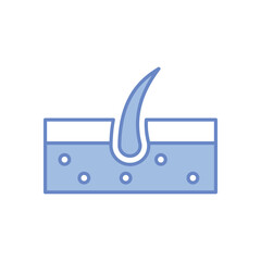 Hair Follicle vector icon