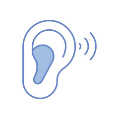 Ear vector icon