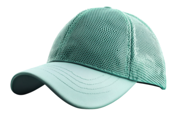 Mint green mesh cap suitable for outdoor activities and casual wear