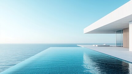 Fototapeta premium Ocean-view infinity pool