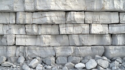 Coastal cliff, layered rock, erosion, rubble, texture, background, construction, design