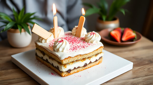 Taart met vijf kaarsjes voor jongen van 5