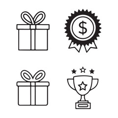 Versatile icon design collection for social media and websites