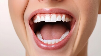Fototapeta premium Bright smile of a joyful person