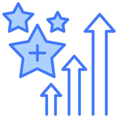 Skill Development Blue Icon