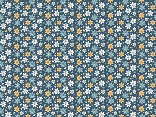 vector illustration of a seamless floral pattern
