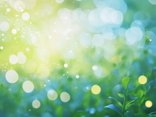Fototapeta premium green bokeh background
