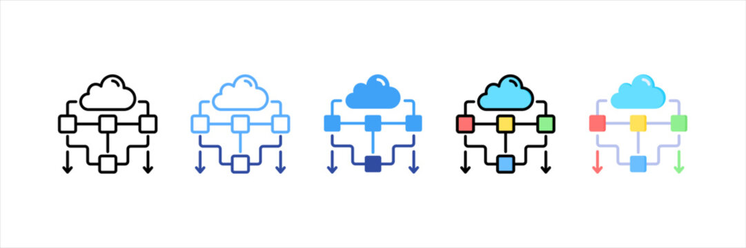 Parallel Multi Style Icon Set