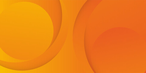 orange gradient geometric background with circle shapes for presentation, banner, poster, web, cover, tittle , etc