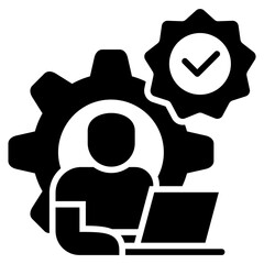 Work Quality  Glyph Icon