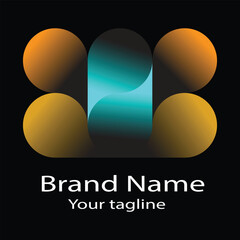  Latest Favorite Interesting Beautiful Advanced logo design For business company. vector file. Color editable.